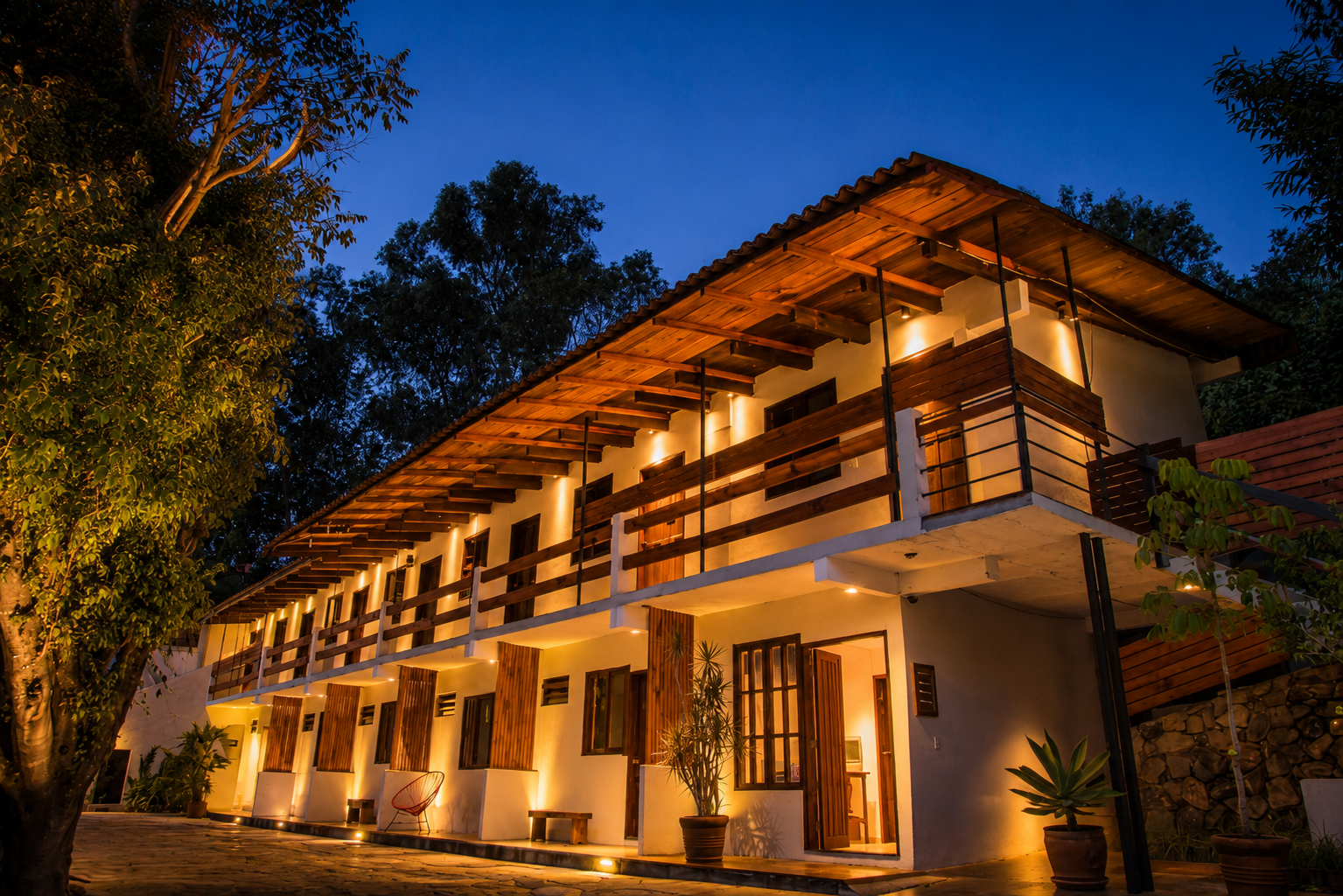 Mesón de Valle Hotel — fachada principal